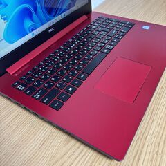 【希少なレッド入荷しました】NEC LAVIE✨i3/SSD256GB/Office2021搭載♪の画像