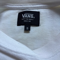 VANS Tシャツ ホワイト Sサイズの画像