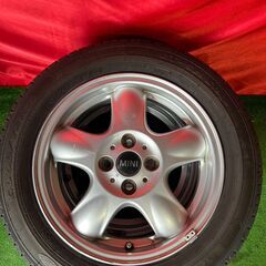 【溝有り】MINI 15インチ 5.5J PCD112 4穴 ET45 グッドイヤー 175/65R15の画像