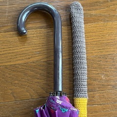 傘持ち手カバー　ハンドメイド(^^)の画像