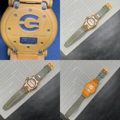 N327　CASIO カシオ G-SHOCK Gショック DW-002 クオーツ デジタル 腕時計　オレンジ/グレー　※フレーム破損の画像