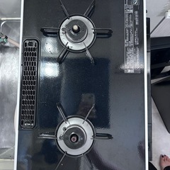 ガスコンロ　高性能
　都市ガス　二口コンロ　　賃貸の画像