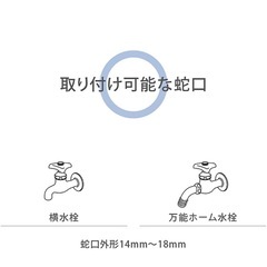 値下不可 ２回使用のみ takagi ホースリール 10m　の画像