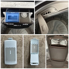 NITORI ニトリ 6kg 全自動洗濯機 NT60L1BK 2024年製  ブラック 黒 生活家電 の画像
