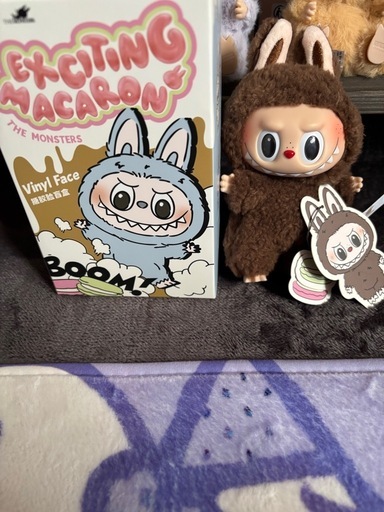正規 ラブブ LABUBU マカロン シークレット ココア cocoa ラブブ おいしいマカロン シークレット 栗ココア