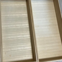 桐衣装箱 深型２段 深型収納BOX HI-0004の画像