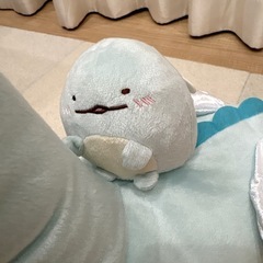新品タグ付き　すみっコぐらし とかげの夢 ぬいぐるみXLプレミアム とかげの画像