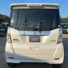 【支払総額22万円】装備完璧♩かっこいいハイトワゴン デイズルークスHWSターボ4WD車検付き 8インチナビ フリップダウン エマブレ付き 両側パワスラ 機関良好 内外装良好！の画像