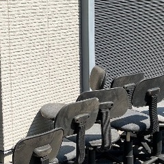 事務所 椅子 複数 難あり の画像