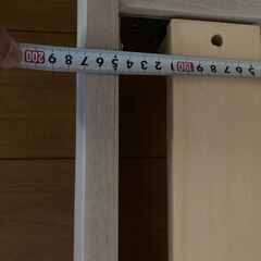 ダブルベッド（マットレス無し）です。の画像