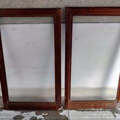 【扉堂】古い木製サッシお譲りします(^_^)の画像