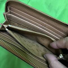 TORY BURCH　トリーバーチ 長財布 ロングジップウォレット ブラウン＠ｙ1の画像