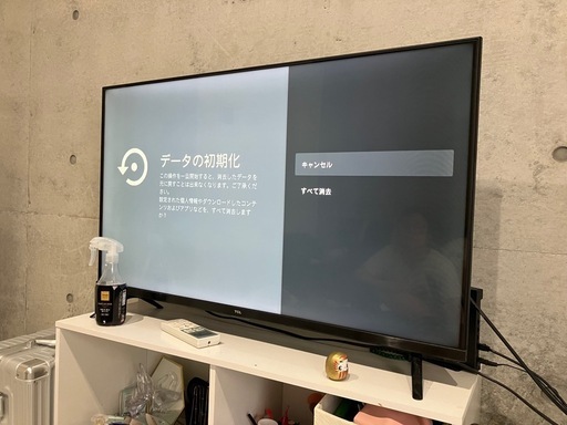 2022年製 TCL 40V型 4K液晶テレビ 40S5200B