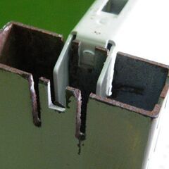 オカムラ製 H169cm×W90cm ２連結片面４段什器 (加工あり)■陳列棚・システム什器■S-631の画像