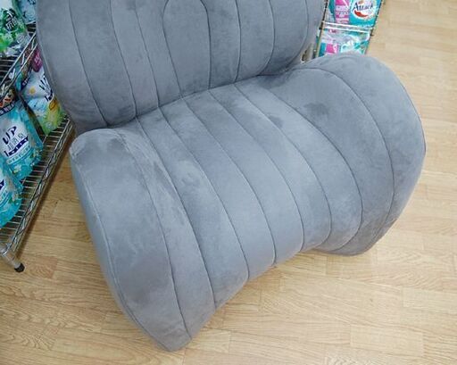 使用期間1か月 MTG Style 1人掛けソファ ダブルエル YS-BV 幅73×奥80×高75cm チャコールグレー ワンシーター