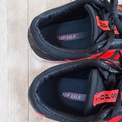 adidas Top Sala アディダス トップサラ フットサル シューズ ブラック レッドの画像