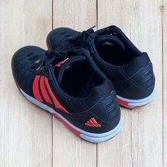 adidas Top Sala アディダス トップサラ フットサル シューズ ブラック レッドの画像