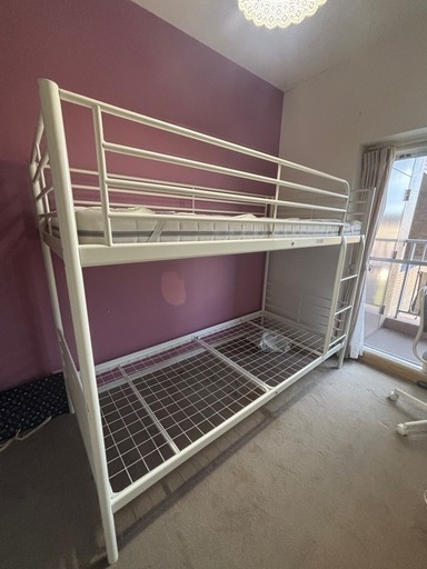 IKEA２段ベッド　スヴェルタ　ホワイト