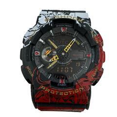 186000 現状品 G-SHOCK ジーショック 腕時計（クォーツ） ONE PIECEコラボ GA-110JOP  LEDライト アナデジ メンズ [0000000000152]の画像