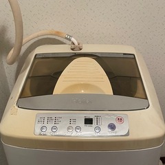 9/22〜9/25に引き取り可能な方1000円→0円　Haier洗濯機　中古⚫︎故障なしの画像