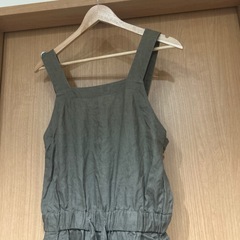ジャーナルスタンダードカーキリネン サロペット ワイドパンツの画像