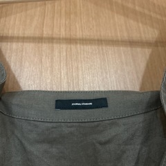 ジャーナルスタンダードカーキリネン サロペット ワイドパンツの画像