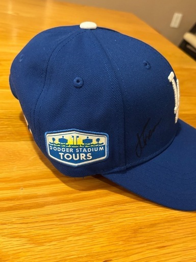 ドジャース帽子　直筆サイン