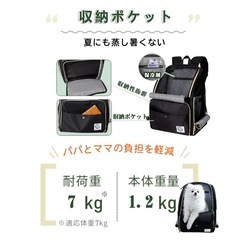 我が家の子には小さかったペット用リュック。なので未使用 の画像