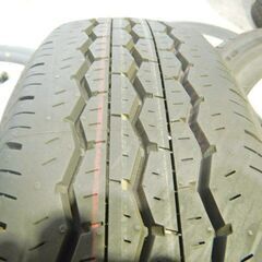 ﾊｲｴｰｽ200系 2025年 新車外し ﾀｲﾔﾎｲｰﾙ4本ｾｯﾄ ｷｬｯﾌﾟ付 BS ｴｺﾋﾟｱRD613 195/80R15 15ｲﾝﾁ 9916の画像