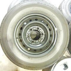 ﾊｲｴｰｽ200系 新車外し ﾀｲﾔﾎｲｰﾙ4本ｾｯﾄ 2025年 ｷｬｯﾌﾟ付 BS ｴｺﾋﾟｱ