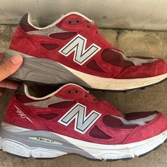 Newbalance M990TF3 990v3 ニューバランス　27.0 赤の画像