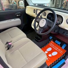 ミラココア ピンク バックカメラ キーレス ナビ テレビ ABS 車検2年付 の画像