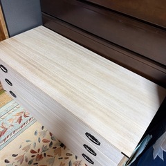 桐タンス　着物タンス　3段　和箪笥　収納家具の画像