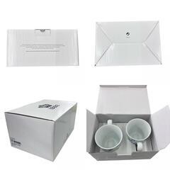 186000 現状品 Royal Copenhagen ロイヤルコペンハーゲン ペアカップ　ブルーフルーテッド　マグカップ ホワイト [0000000000172]の画像