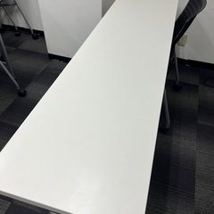 【無料】長机　机180　折りたたみ　バラ渡し可能　8コの画像