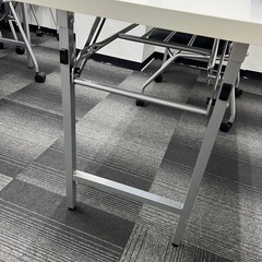 【無料】長机　机180　折りたたみ　バラ渡し可能　8コの画像