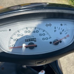 爆速‼️AF35ライブディオ★バッテリー、ミラー新品★格安2スト原付/スクーター/50cc /千葉県東金市より〜の画像