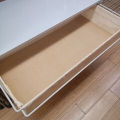 ★リユースのサカイつくば店★TK6577 無印良品 オープンシェルフ ホワイト H175×D39×W84 クリーニング済みの画像