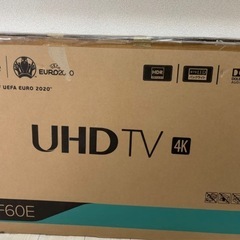 43インチ　ハイセンス43f60eテレビの画像
