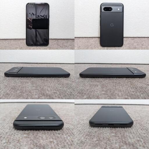 【使用期間3日！】Google Pixel8a 128GB 国内版 SIMフリー Obsidian / Spigenケース付属