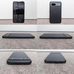 【使用期間3日！】Google Pixel8a 128GB 国内版 SIMフリー Obsidian / Spigenケース付属の画像