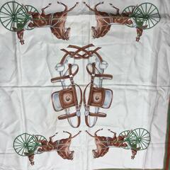 186000 CELINE セリーヌ スカーフ 馬と馬車 シルク [0000000000181]の画像