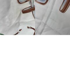 186000 CELINE セリーヌ スカーフ 馬と馬車 シルク [0000000000181]の画像