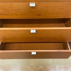 【来店いただける方限定】　ニトリ　6段チェスト　ダークブラウン　【トレファク摂津店】の画像