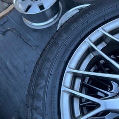 希少！BBS 16インチ　トヨタ純正　WINRUNタイヤ　2024年製　1000キロの使用　　 R330 205/55R16 の画像