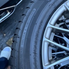 希少！BBS 16インチ　トヨタ純正　WINRUNタイヤ　2024年製　1000キロの使用　　 R330 205/55R16 の画像