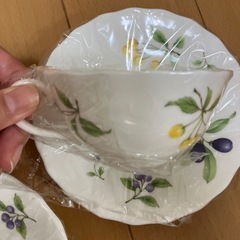 未使用　
ノリタケ　カップ＆ソーサー　２客の画像