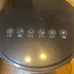今日来る人優先　扇風機の画像
