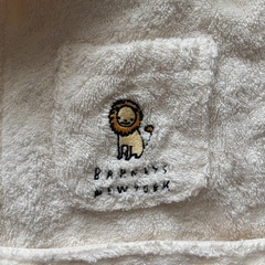 BARNEYS NEWYORK ベビーバスローブ　オーガニックコットンの画像