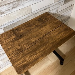 【お値下げしました！】昇降デスク 幅70 スタンディングデスク ヴィンテージカラー 尼崎引取の画像